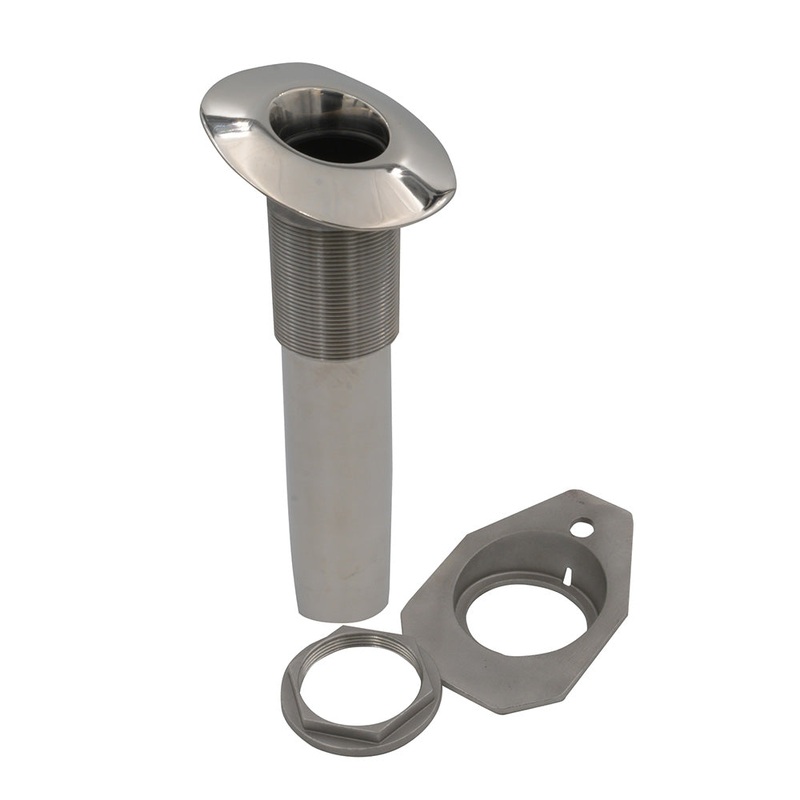 C.E. Smith Screwless Flush Mount Rod Holder – 15 Degree – Black Liner – No Logo [53677]