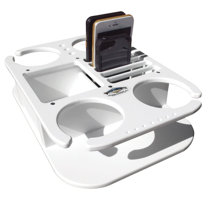 Deep Blue Marine Phone/Drink Holder w/Suction Cups [BH-4CELL]