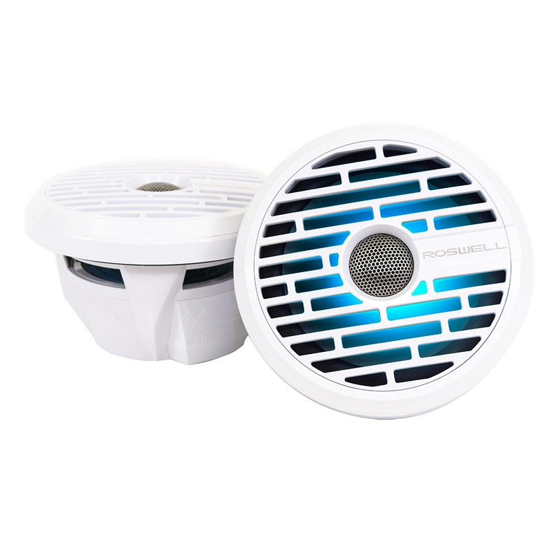 Roswell R1 7.7 Marine Speakers – White – 90W RMS  180W Peak Power [C920-21140]