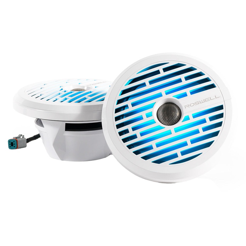 Roswell R1 8 Marine Speakers – White – 100W RMS  200W Peak Power [C920-1610]