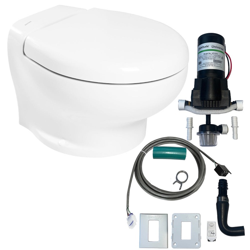 Thetford Nano Eco Compact Toilet Raw Water Kit w/Inlet Pump – 12V [T-NANO12PW/E/NA-RWKIT]