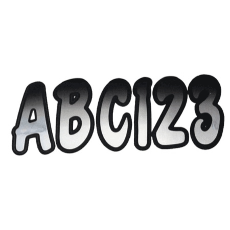 Hardline Registration Kit Chrome/Black [CHBKG200]