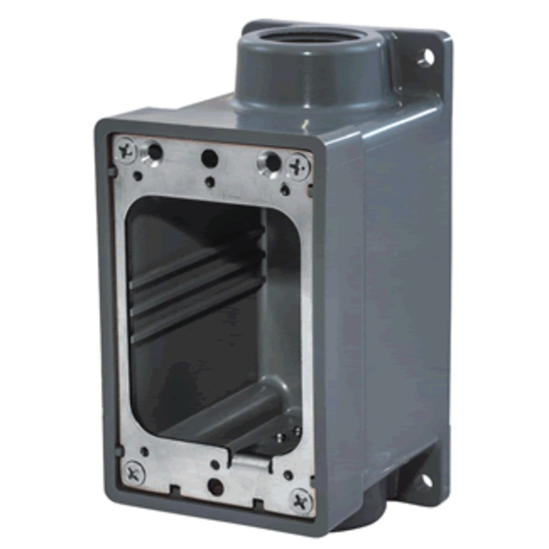 Hubbell Fd Box 3/4″ Gray [HBL6083]