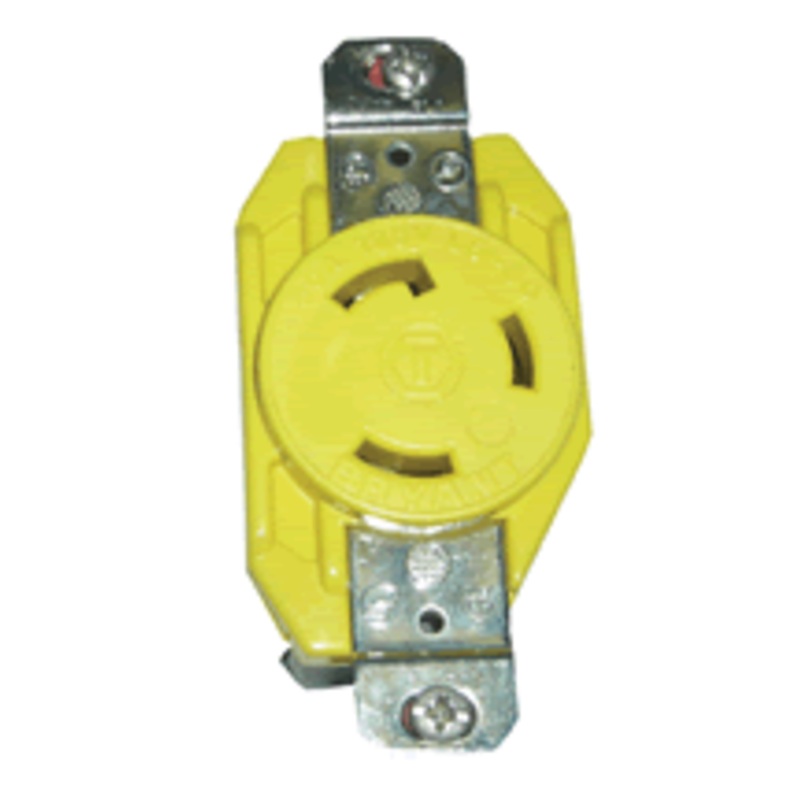 Hubbell Locking Nylon Receptacle 30a [HBL305CRR]
