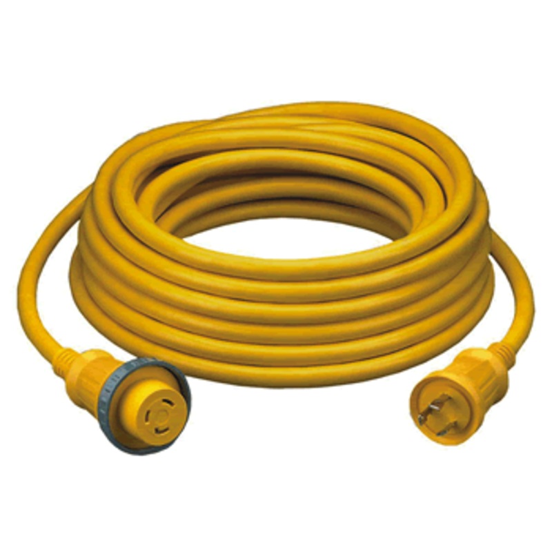 Hubbell Molded Cord Set 50′ Yel 30amp [HBL61CM08P]