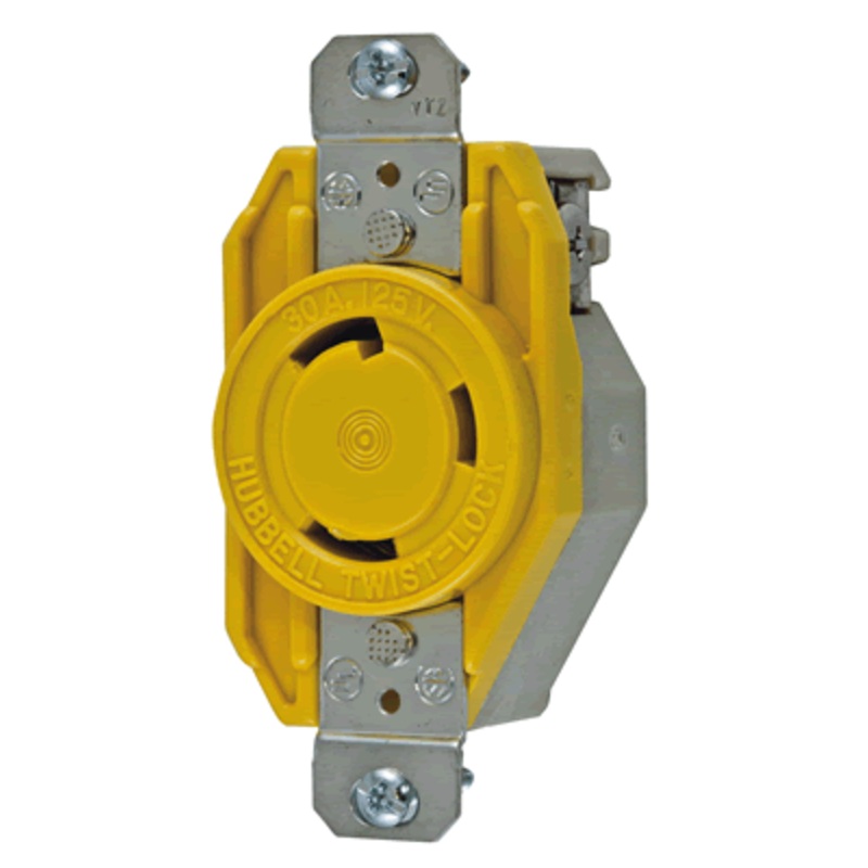 Hubbell Receptacle 30a Single [HBL26CM10A]