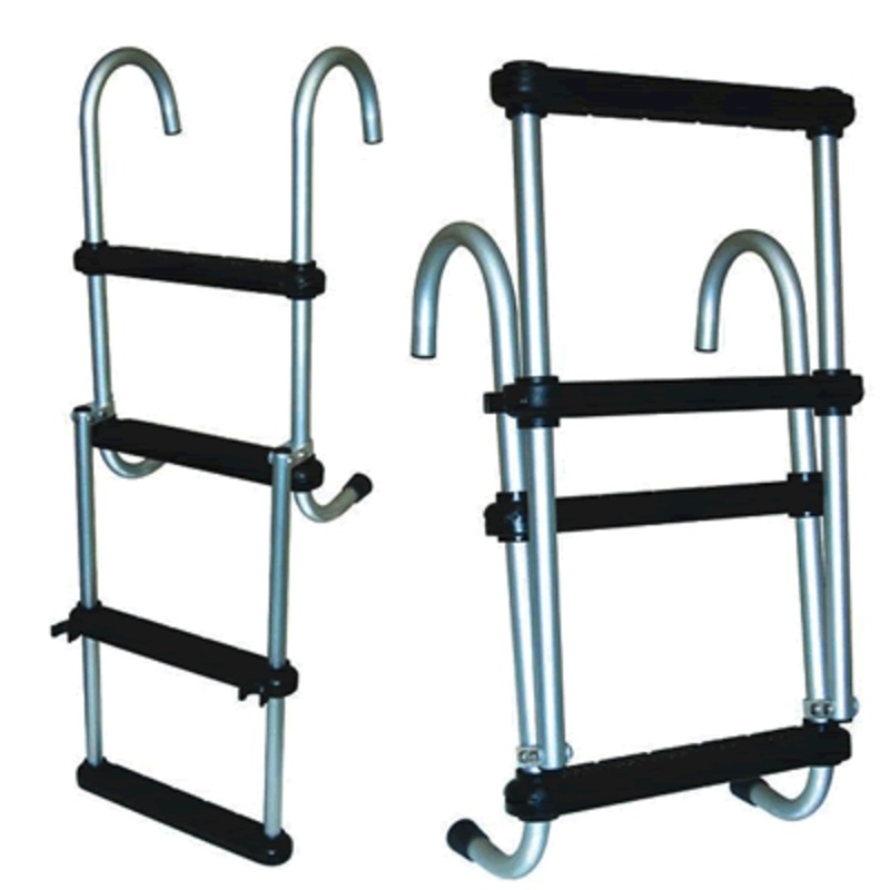 Jif Marine Pontoon Ladder 4-Step Folding [ASC4]