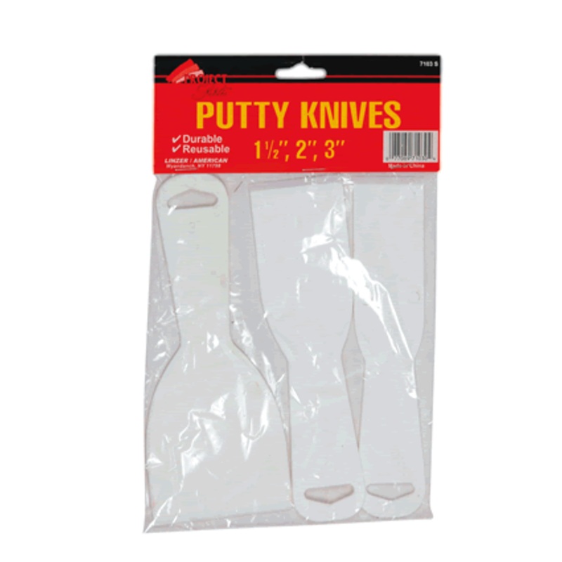 Linzer Plastic Putty Knife Set [7103-S]
