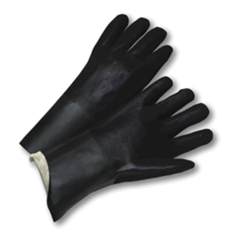 West Chester Black Pvc Gloves 12″ [13012]