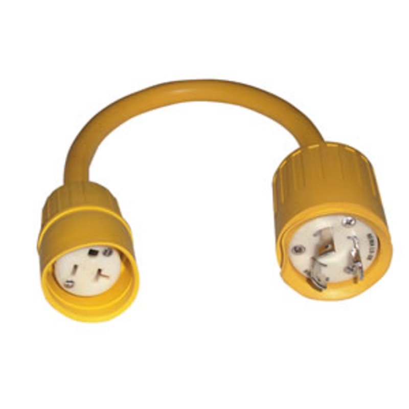 Hubbell Adapter 30a Plug 15a Outlet [HBL105]