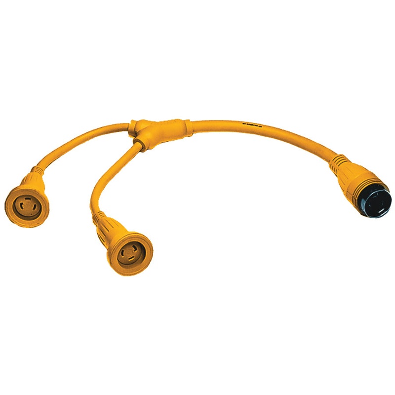 Hubbell Y Adptr 2-30a Plug 50a Outlet [HBL64CM54M]