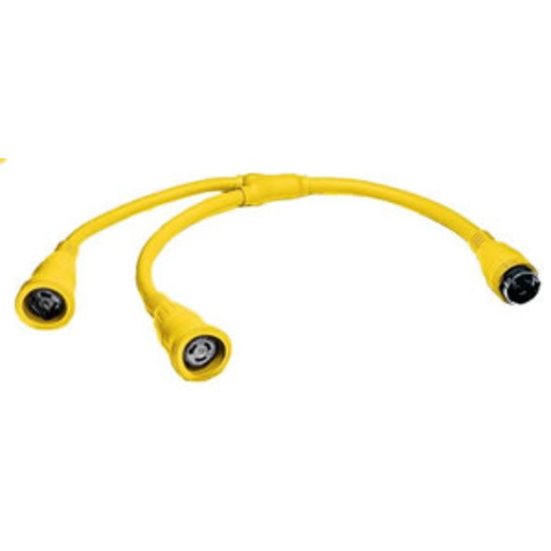 Hubbell Y Adptr 2-50a Plug 50a Ol [HBL64CM55]