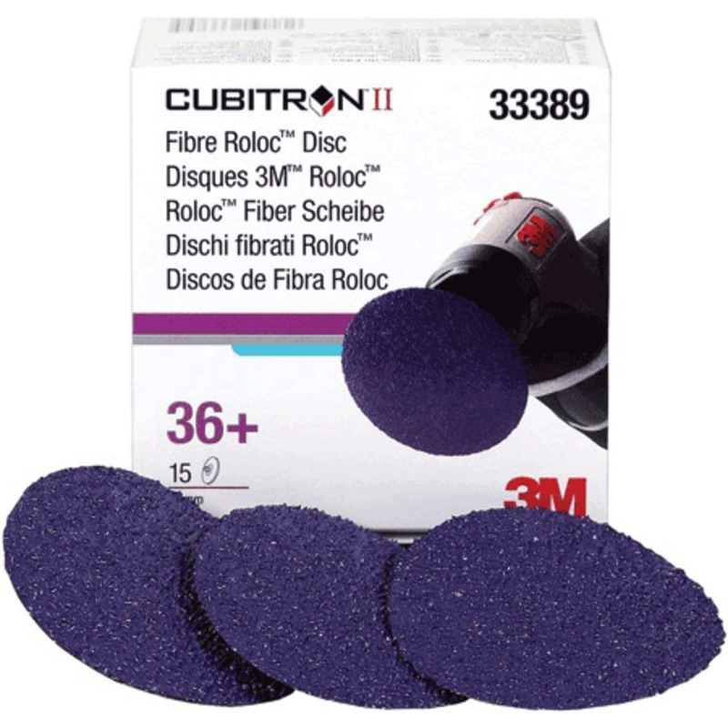3M Cubitron 3″ Roloc Disc 36+(15) [33389]