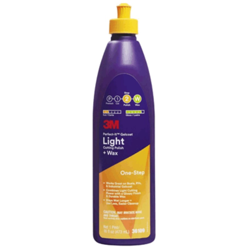 3M Gelcoat Lightcut Polish/Wax Pt [36109]