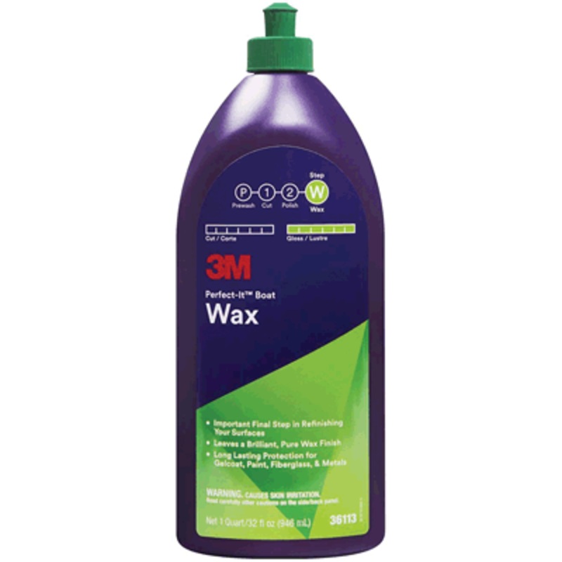 3M Perfect-It Boat Wax Qt [36113]