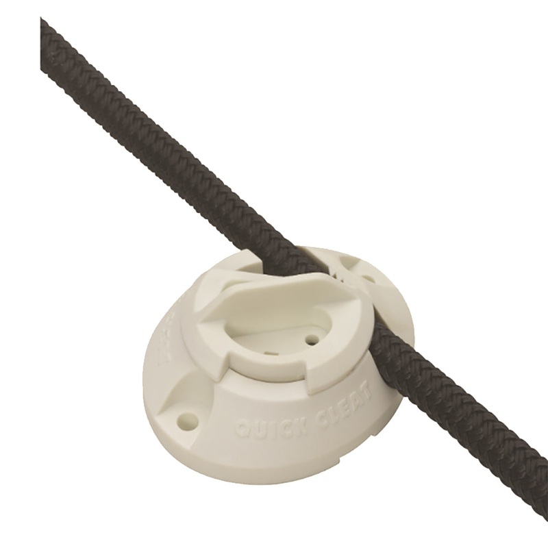 Barton Marine Quick Cleat – 5/16″ – White [60031]