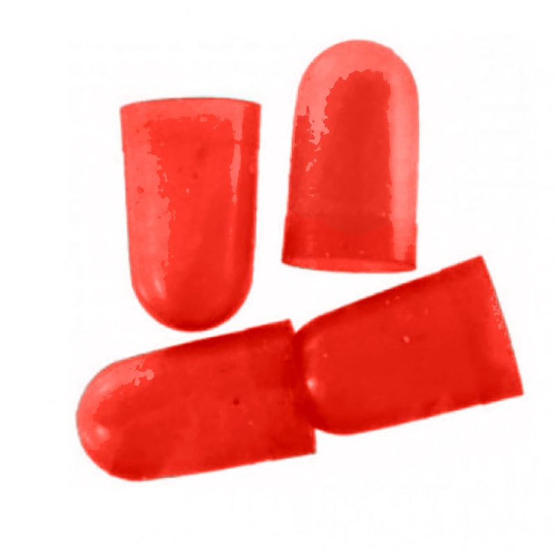 VDO Light Diffuser f/Type D Peanut Bulb – Red – 4 Pack [600-859]