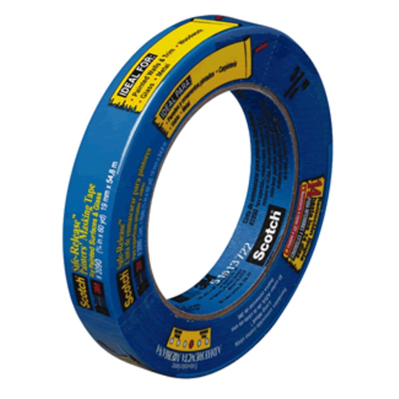 3M Masking Tape 2090 Blue 3/4″ [03680]