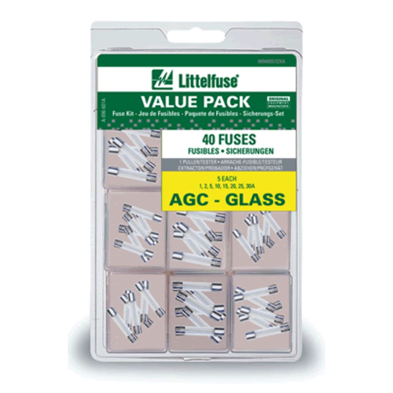 Littelfuse Asst Value Pk- 3ag Agc 41pc [00940557ZXA]