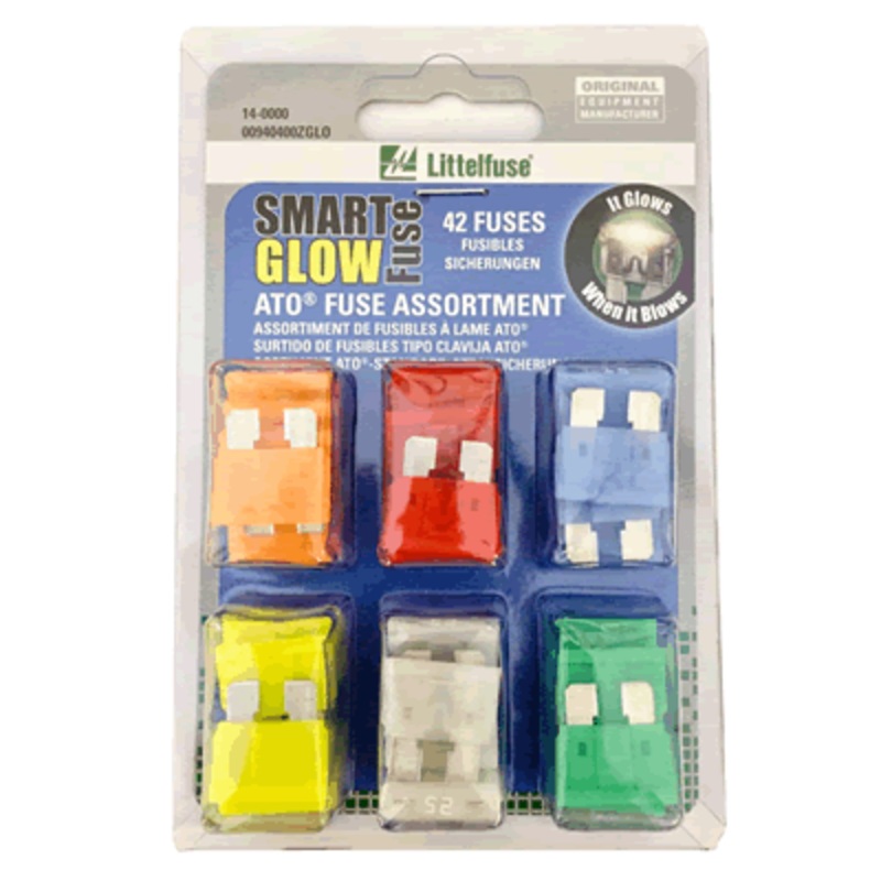 Littelfuse Ato Smartglo 32v Asst 42pc [00940400ZGLO]