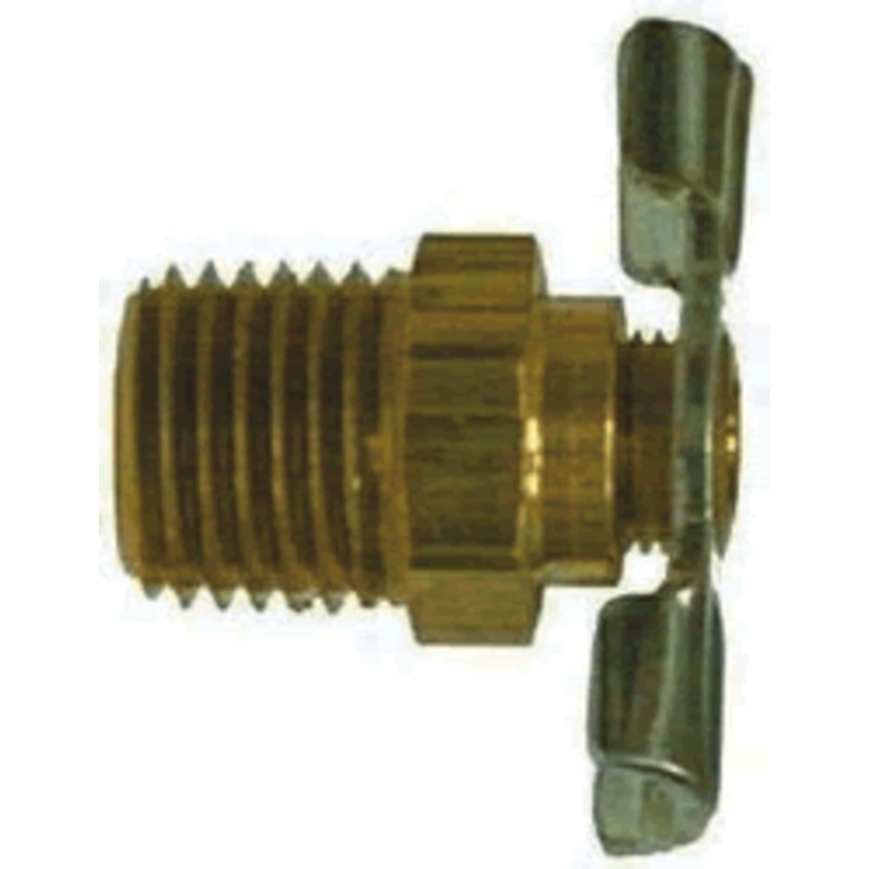 Midland Metal Drain Cock Brass 1/8″ [46074]