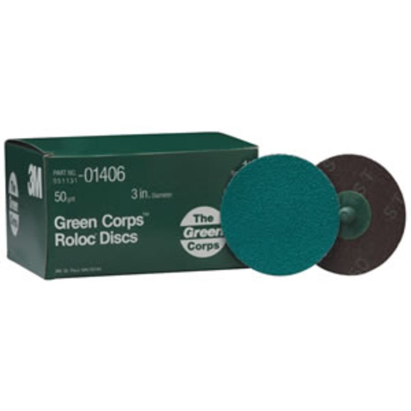 3M Green Core Roloc Disc 3″ [01406]