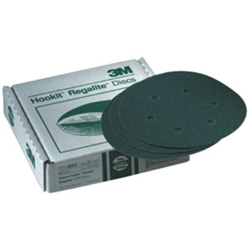 3M Hook-It Disc 6″ 80g Green [00612]