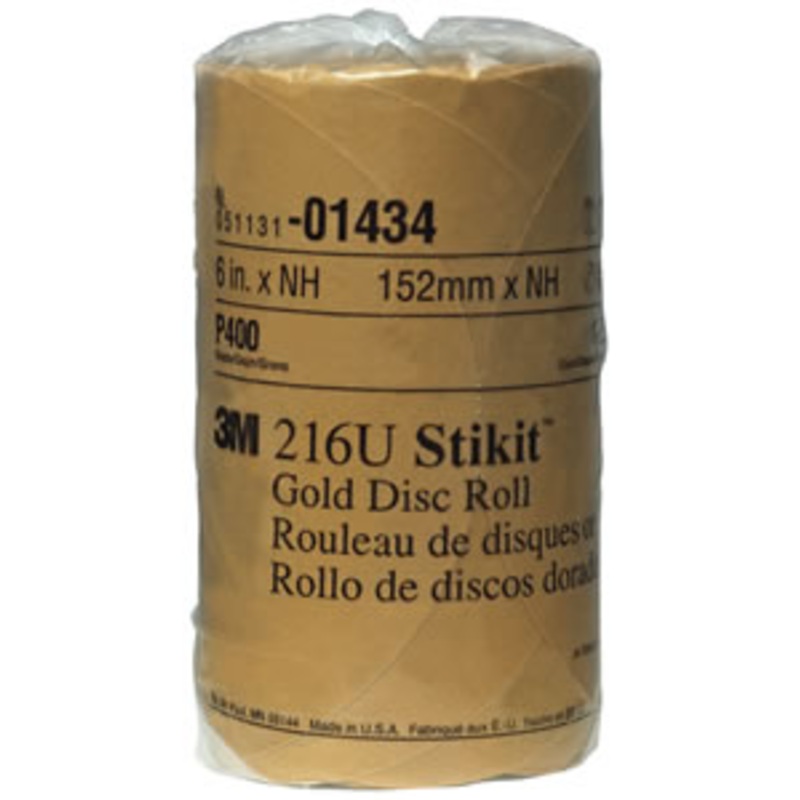 3M Stik-It Disc Gold P400a 6″ [01434]