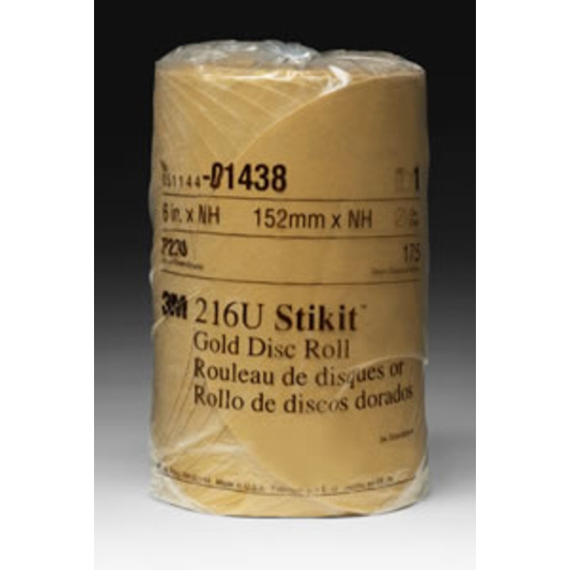 3M Stik-It Disc Roll 220a 6″ [01438]