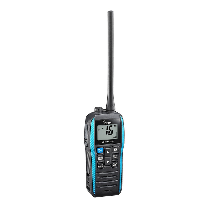 Icom M25 EVO Handheld VHF Radio – Blue [M25 EVO BLUE 71]