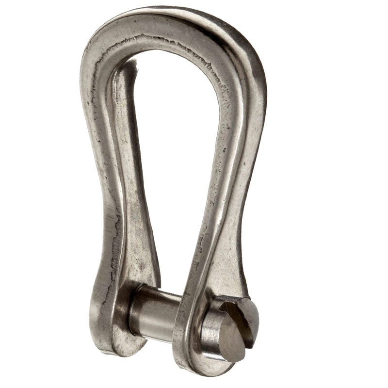 Ronstan Narrow Slotted Pin Shackle – 3/16″ Pin – 13/32″L x 5/16″W [RF614]