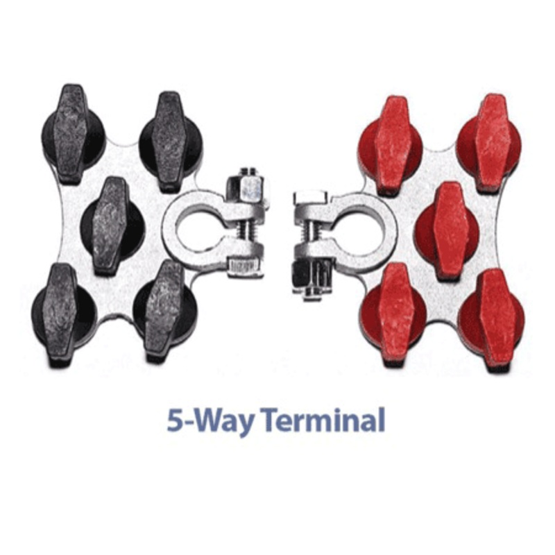 T-H Marine Bat Terminal Multi 5 Way [HYBT-5-DP]