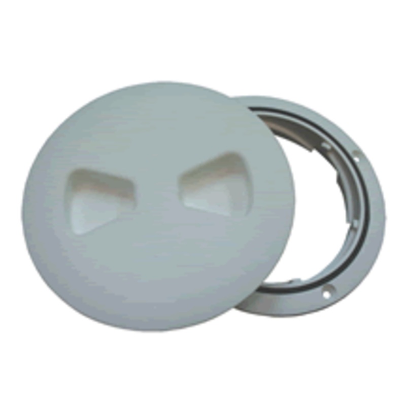 T-H Marine Deck Plate 4″ White [DPSLP-42-DP]