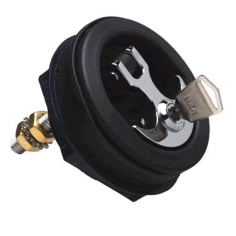 T-H Marine Lift Handle Black Locking [ALC-1-DP]