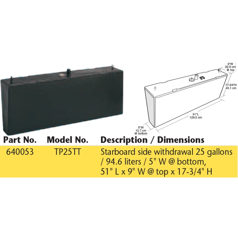 Tempo Plastic Tank Pmnt 25g [640053]