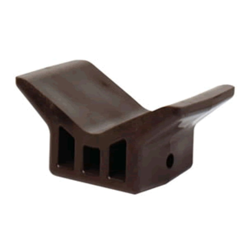 Tie Down Bow Stop 4″ “V” Black [86421]