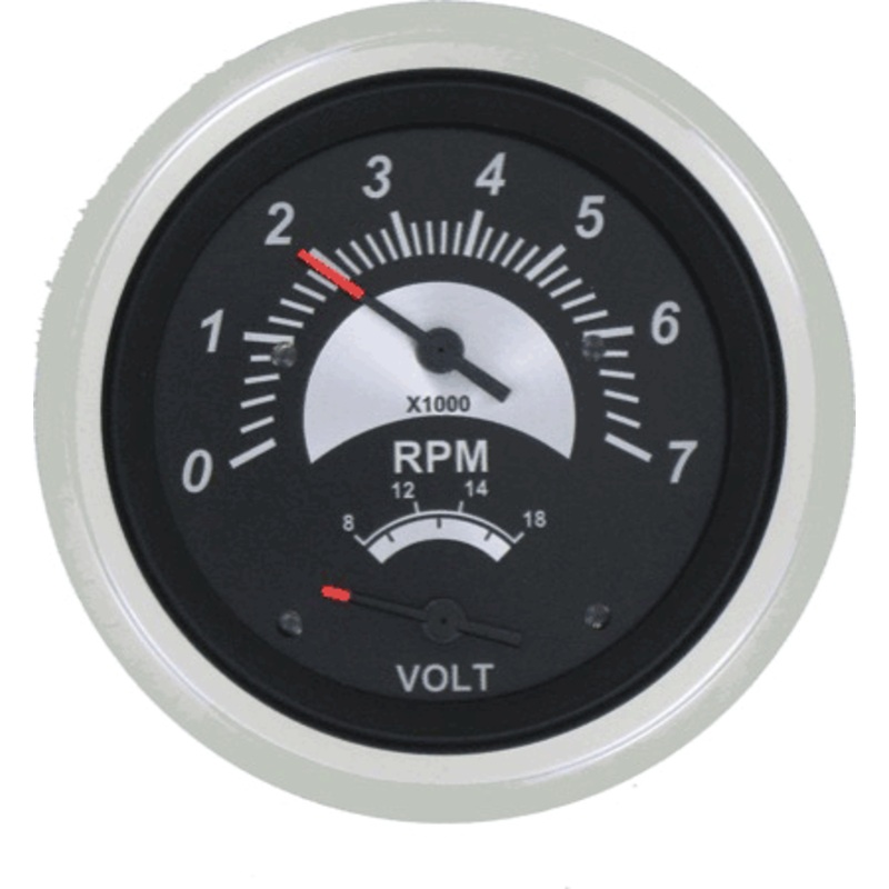 Seastar Tach 7000 Rpm/Voltmeter [69074FP]