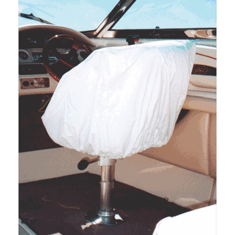 Taylor Made Cover Helmseat White Vinyl [40230]
