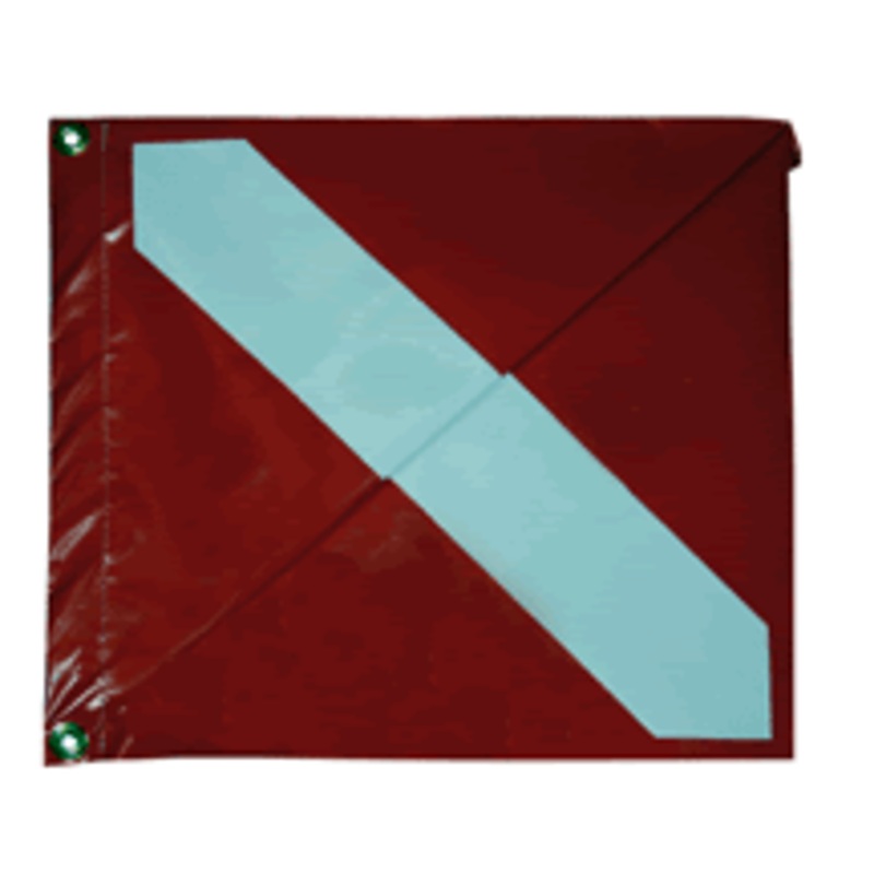 Taylor Made Diver Down Flag Red 13″X15″ [4200]