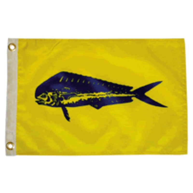 Taylor Made Dolphin Flag 12″X18″ [4218]