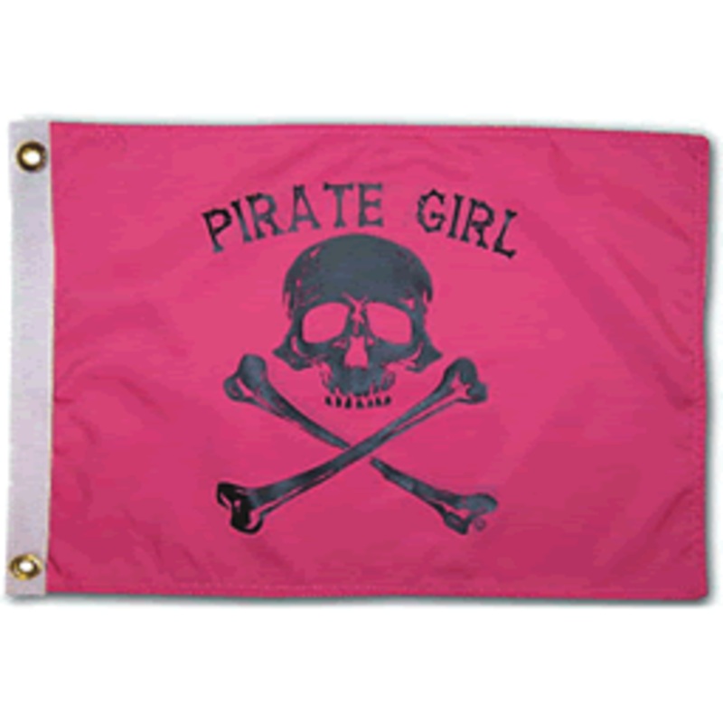 Taylor Made Pirate Girl Flag 12″X18″ [1801]