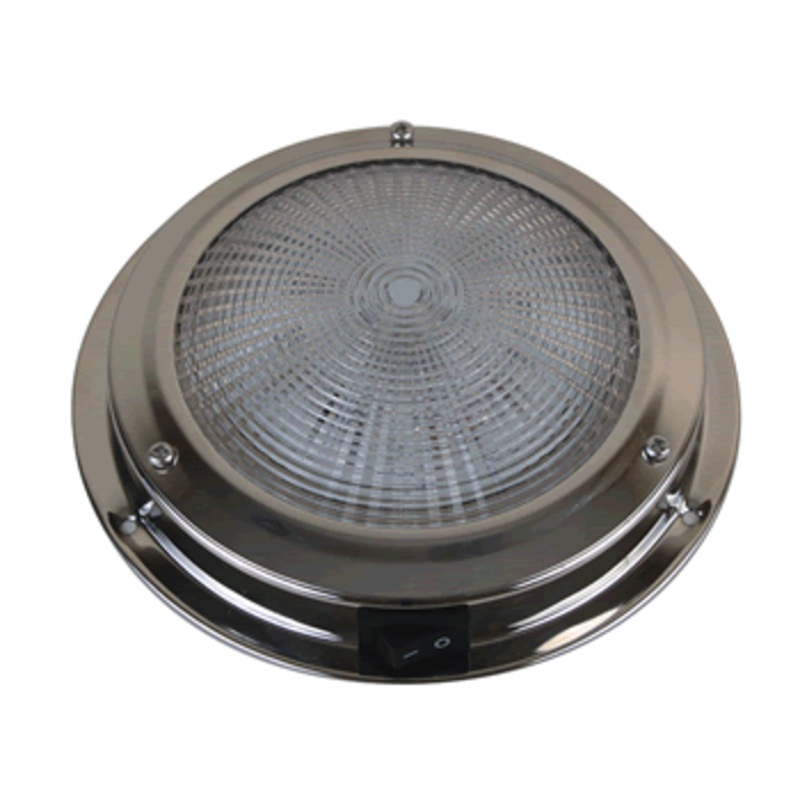 Scandvik Dome Light Ss 5.5″ Led Ss [P41324P]