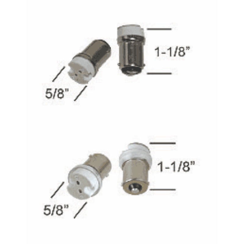 Scandvik Light Base Adapter Ba15d-G4 [41120P]