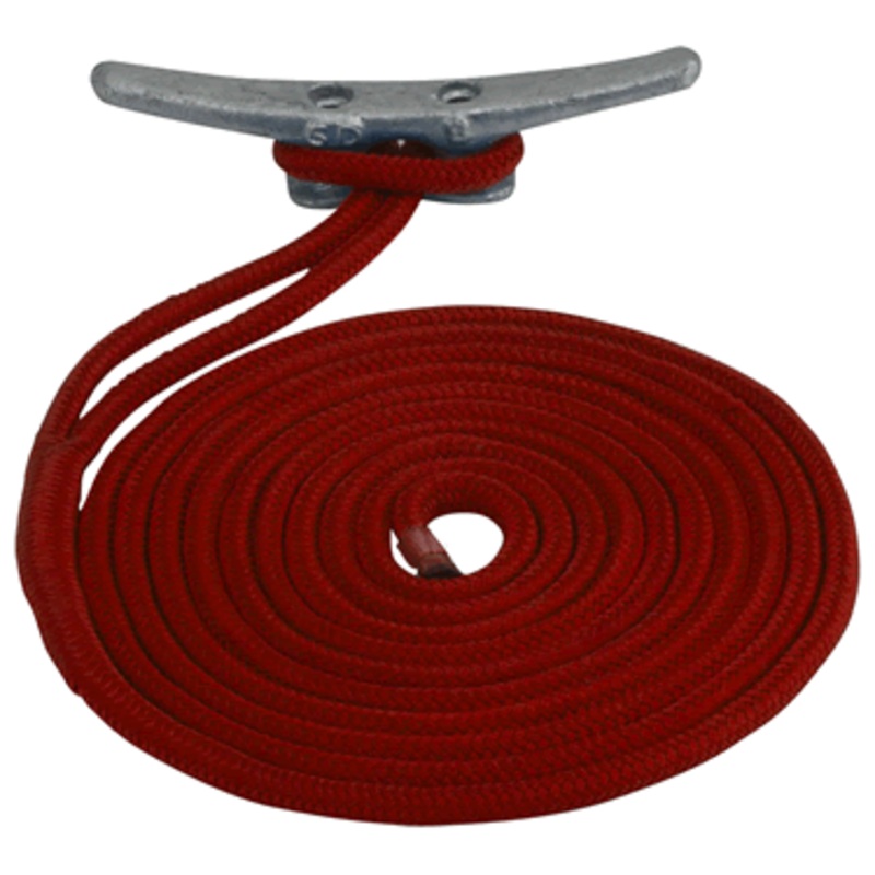 Sea-Dog Db Nyl Dl 3/8″X15′ Red [302110015RD-1]