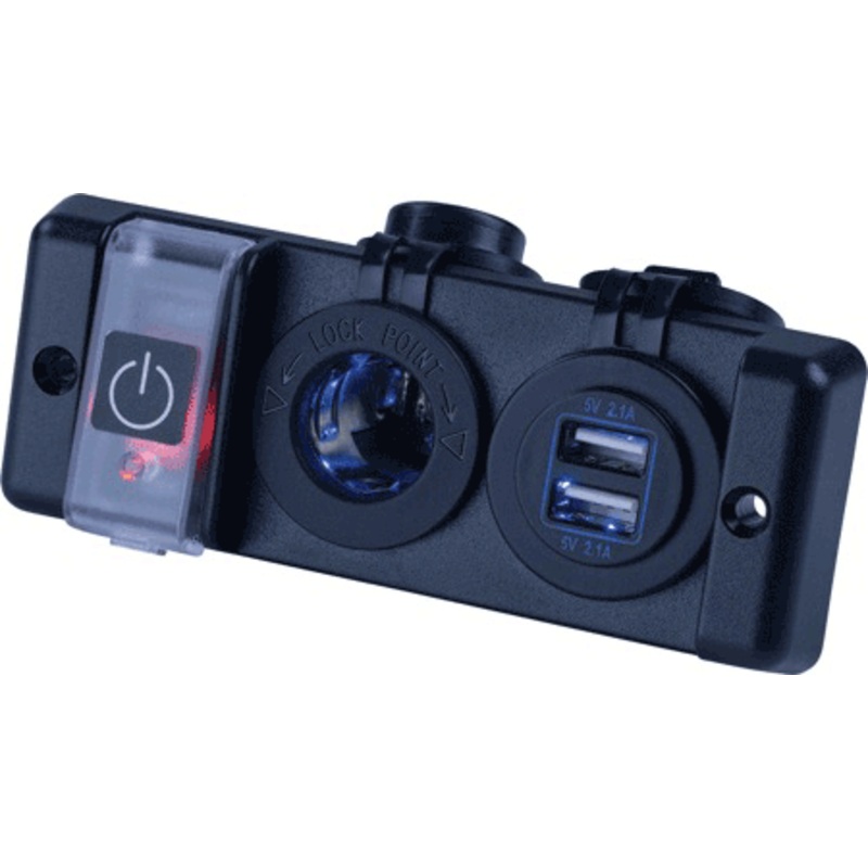 Sea-Dog Switch Panel Usb/Socket [426506-1]