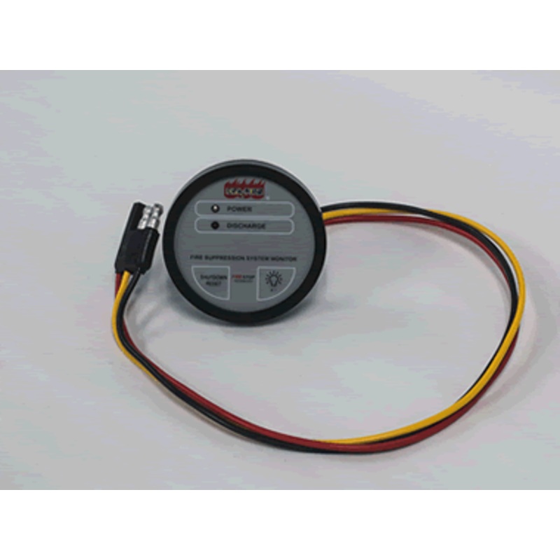 Sea Fire Fire System Monitor-Round-Old [131-411]