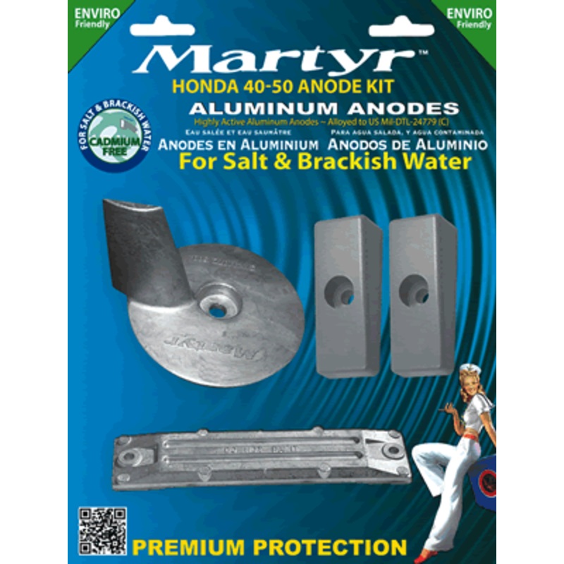 Martyr Anode Kit Honda 40-50 Hp [CMHBF4050KITA]