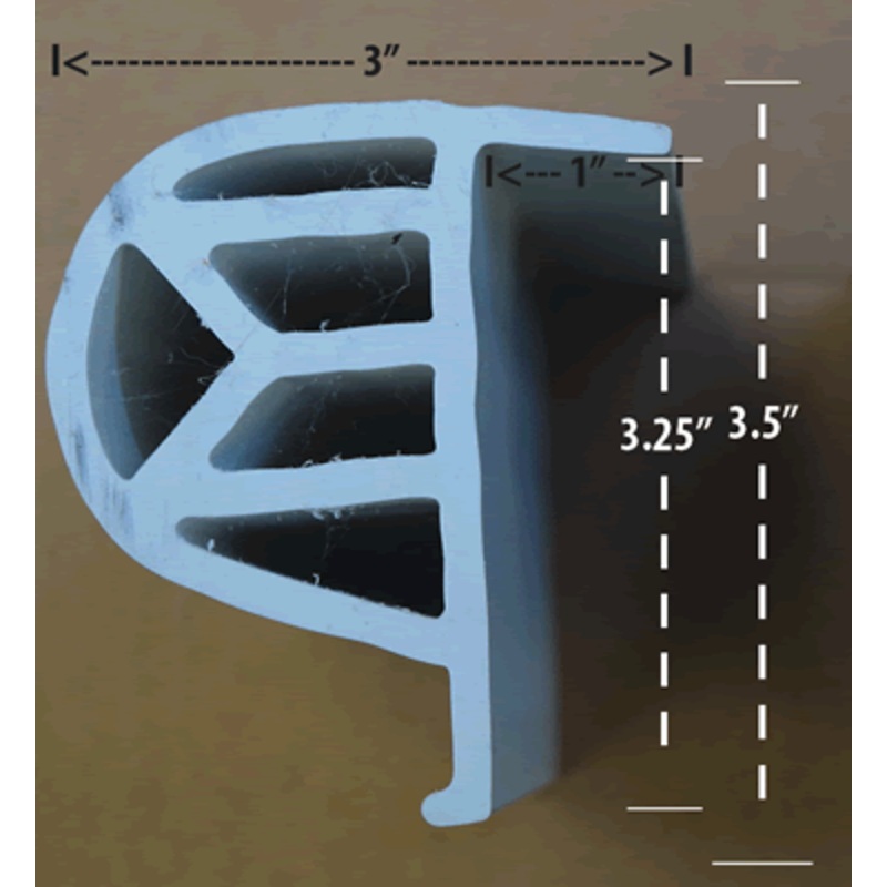 Monarch Marine Dock Fender 90 Deg White 8′ [DF90W8]