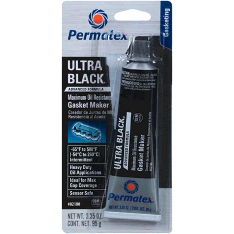 Permatex Ultra Black Rtv 3.35 Oz [82180]