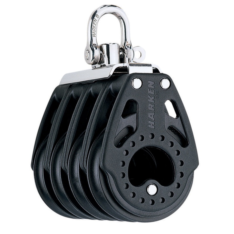 Harken 57mm Carbo Quad Block – Swivel [2631]